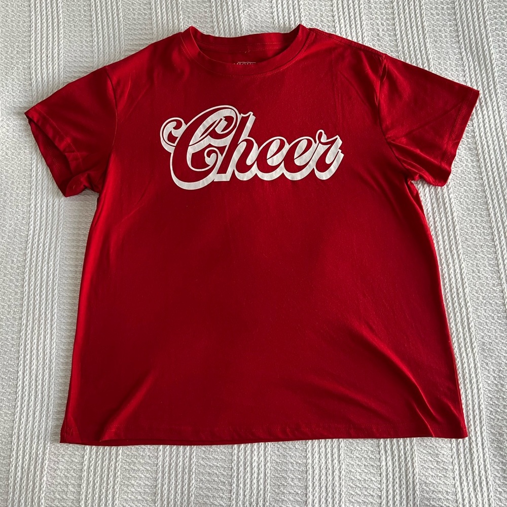 Red Target “Cheer” Holiday Shirt Size M